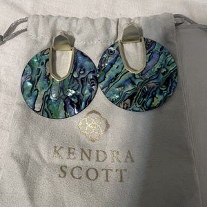 Kendra Scott Diane Gold & Abalone Shell Earrings